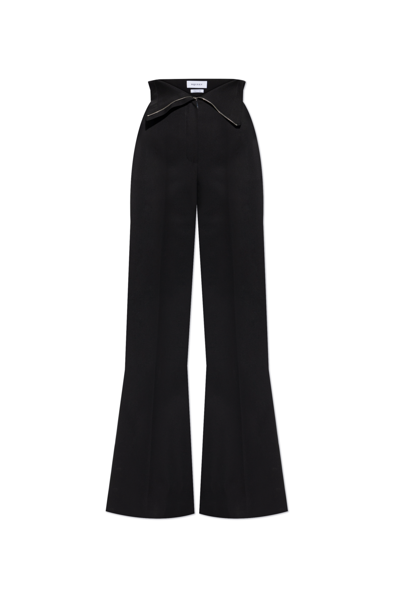 パンツ ALEXANDER MCQUEEN Woman Pants Black 757128QJACX 1000 Alexander McQueen high-waist Tailored Trousers | Black